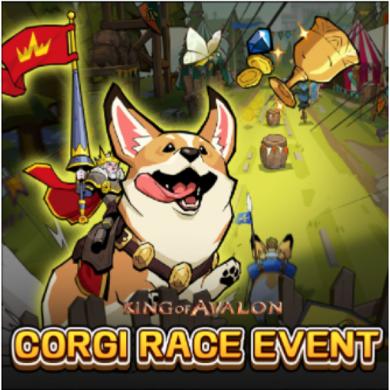 Corgi Races (D-lv Corgi，get 3000 points，Need to log in to your account)